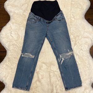 Abercrombie maternity jeans - medium destroyed, size 28/6